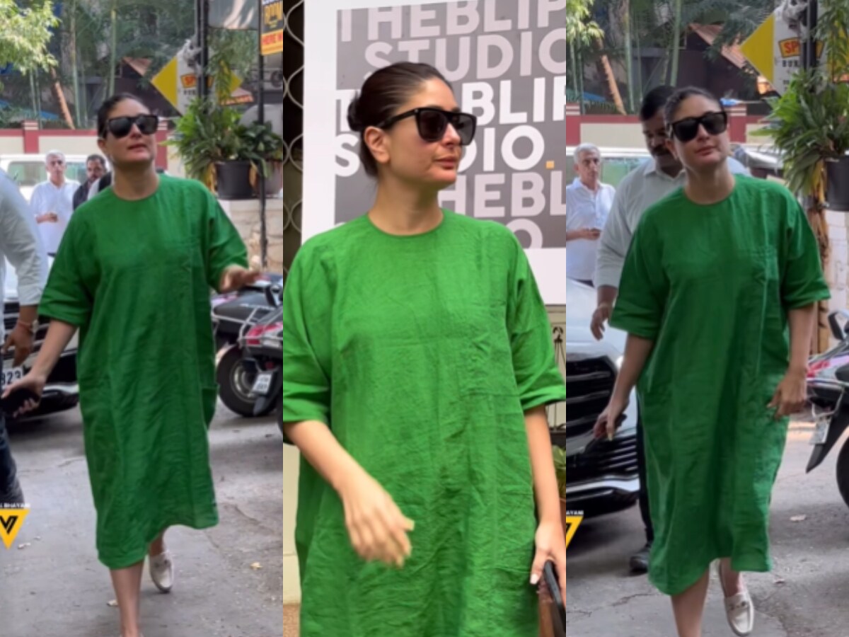 Kareena Kapoor Continues Her Stylish Pregnancy Fashion Streak In A Fabulous  Printed Suit